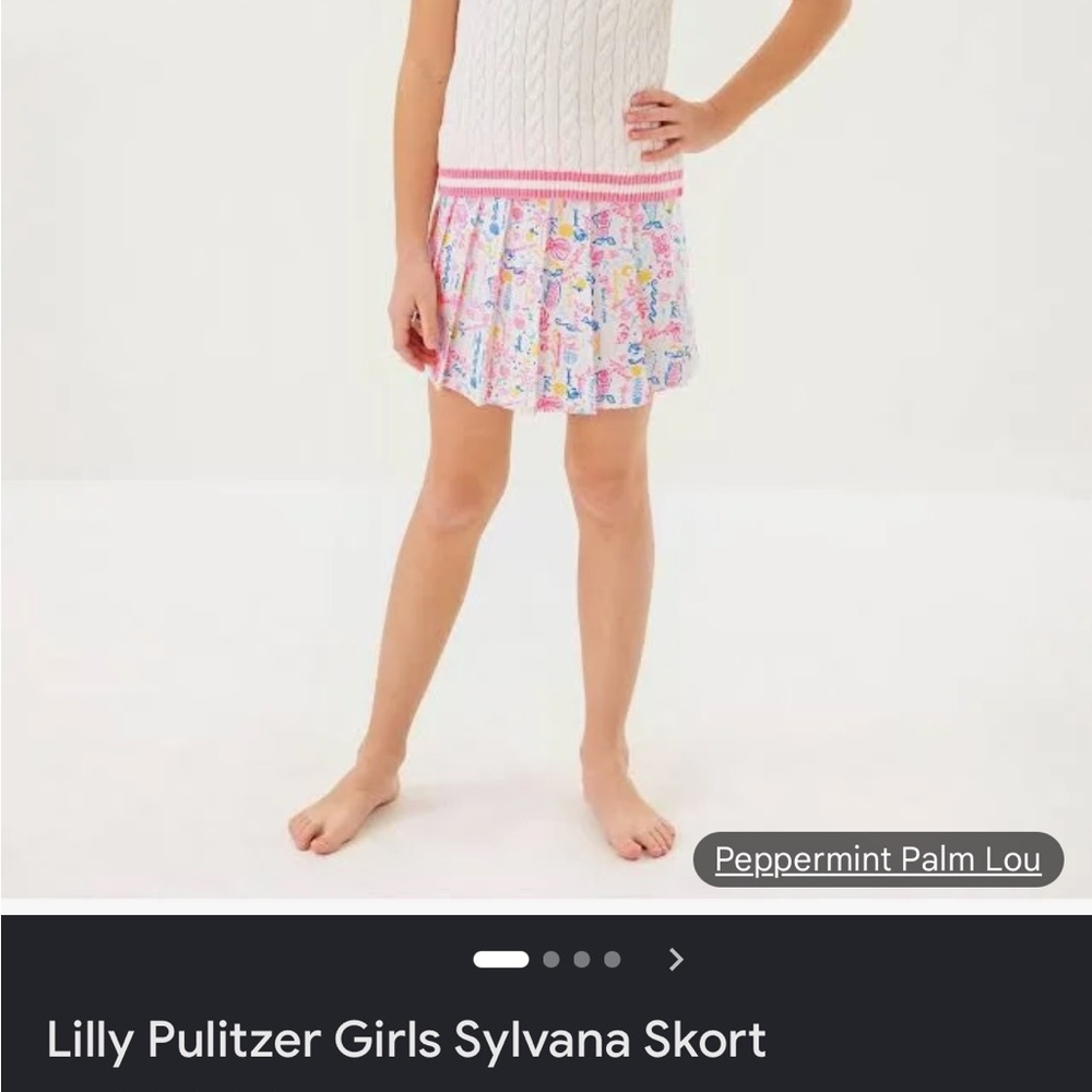 Lilly Pulitzer Girls Multicolor Skort NWT - Picture 2 of 7